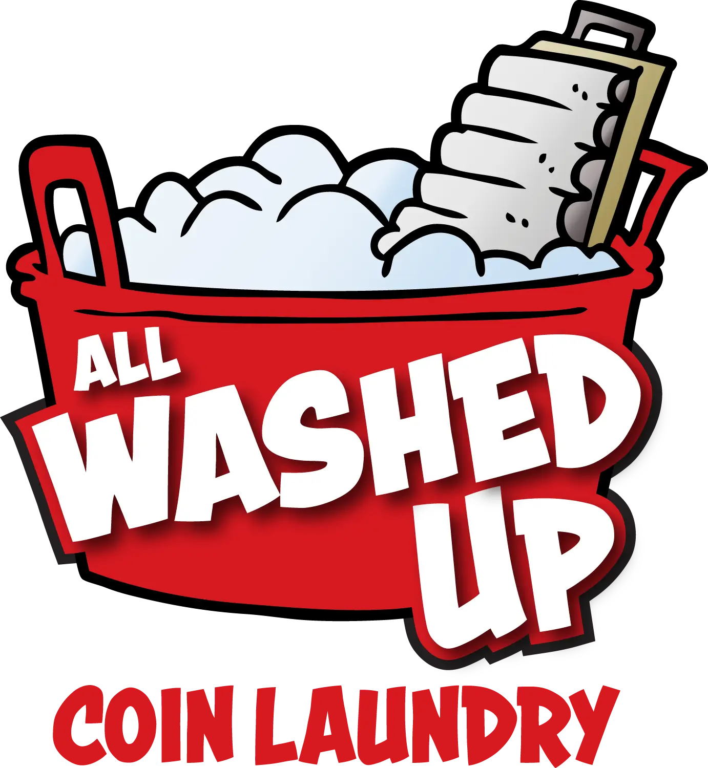 All Washed Up Coin Laundry Logo